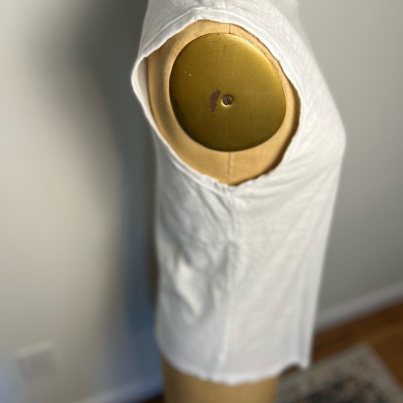 Anthropologie Pilcro women’s white cotton sleeveless top XS - Picture 2 of 5